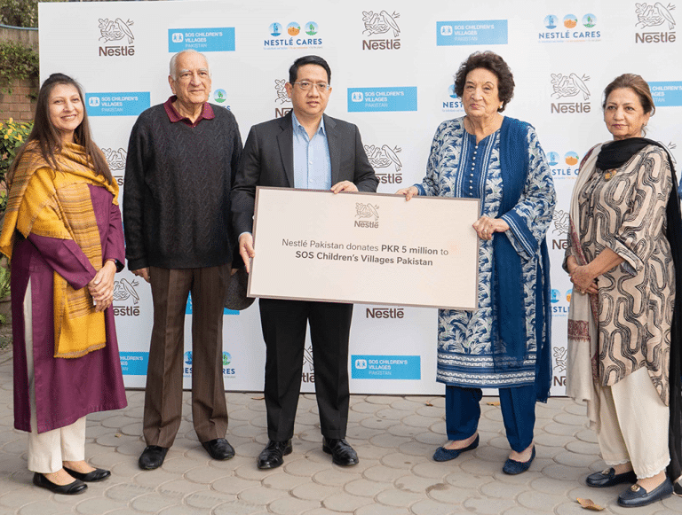 Nestle Pakistan is Donating five million PKR
